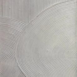 White Canvas Abstract Painting – Original Large Minimalist Art for Modern Wall Decor