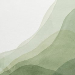 Abstract Green Gradient Framed Canvas – Elegant Wall Art for Minimalist Home Interiors