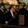 Hand-Painted Reproduction of Degas’ ‘Orchestra of the Opera’ – c.1870 Impressionist Oil Genre Painting