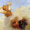 Odilon Redon ‘Apollo’s Chariot’ – 1909 Oil on Canvas Mythological Painting