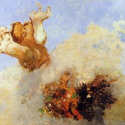 Odilon Redon ‘Apollo’s Chariot’ – 1909 Oil on Canvas Mythological Painting