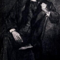 Hand-Painted Reproduction of Degas’ ‘Gustave Moreau’ – 1868 Impressionist Oil Portrait