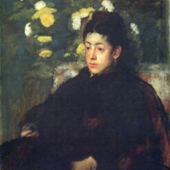 Mademoiselle Malo by Edgar Degas – 1877 Impressionist Oil Portrait Reproduction