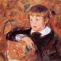 Master Robert Kelso Cassatt’ – 1882 Mary Cassatt Impressionist Oil Portrait of a Child