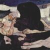 Ferdinand Hodler's Night - Hand-Painted Oil Painting Reproduction - Dafen Village Studio - Art Nouveau Symbolic Art