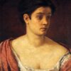 1872 Mary Cassatt ‘Portrait of a Woman’ – Hand-Painted Realist Portrait Reproduction