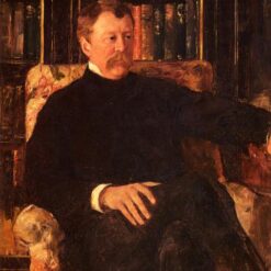 Hand-Painted Reproduction of Mary Cassatt’s ‘Portrait of Alexander Cassatt’ – 1880 Realist Oil Portrait