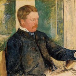 Hand-Painted Reproduction of Mary Cassatt’s ‘Portrait of Alexander J. Cassatt’ – 1880 Oil on Canvas