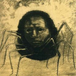 Odilon Redon ‘The Crying Spider’ – 1881 Symbolist Painting Reproduction