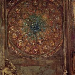 Odilon Redon ‘The Window’ – 1907 Symbolist Painting in Oil on Canvas