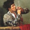 Hand-Painted ‘After the Bullfight’ by Mary Cassatt – 1873 Realist Oil Portrait Reproduction