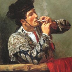 Hand-Painted ‘After the Bullfight’ by Mary Cassatt – 1873 Realist Oil Portrait Reproduction