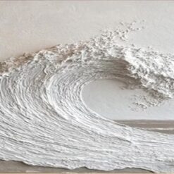 Hand-Painted Abstract Ocean Wave Oil Painting - Large Canvas Seascape Art - Dafen Village Studio - Customizable Wall Decor