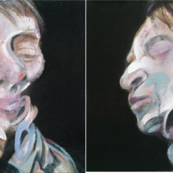 Custom Oil Painting - Francis Bacon 1972 Two Studies for Self-Portrait from Dafen Oil Painting Studio