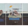 Custom Oil Painting - Francis Bacon 1972 Three Studies of Figures on Beds from Dafen Oil Painting Studio