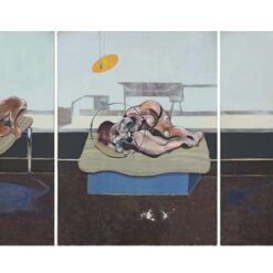 Custom Oil Painting - Francis Bacon 1972 Three Studies of Figures on Beds from Dafen Oil Painting Studio