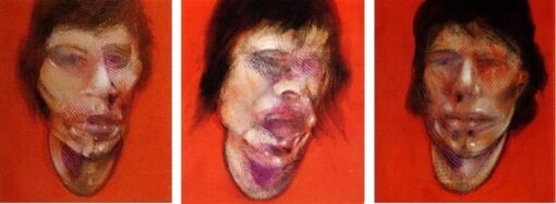 Custom Oil Painting – Francis Bacon 1982 Three Studies for a Portrait of Mick Jagger from Dafen Oil Painting Studio