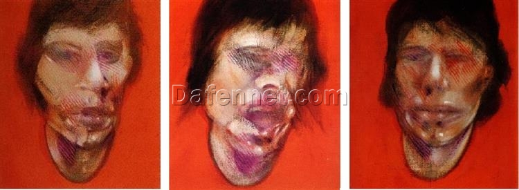 Custom Oil Painting – Francis Bacon 1982 Three Studies for a Portrait of Mick Jagger from Dafen Oil Painting Studio