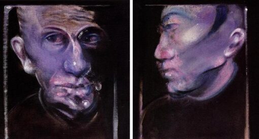 Custom Oil Painting – Francis Bacon 1978 Two Studies for a Portrait of Richard Chopping from Dafen Oil Painting Studio