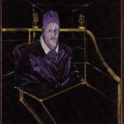 Francis Bacon Study for Portrait III – 1953 Expressionist Oil Painting, Variations on 'Portrait of Pope Innocent X', Custom Artwork from Dafen Village Studio