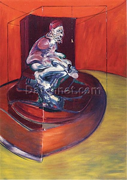 Custom Oil Painting – Francis Bacon 1965 Study for the Portrait of Pope Innocent X from Dafen Oil Painting Studio