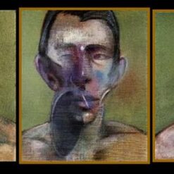 Custom Oil Painting - Francis Bacon 1980 Three Studies for a Portrait of Peter Beard from Dafen Oil Painting Studio