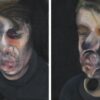 Custom Oil Painting - Francis Bacon 1977 Two Studies for Self-Portrait from Dafen Oil Painting Studio