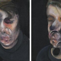 Custom Oil Painting - Francis Bacon 1977 Two Studies for Self-Portrait from Dafen Oil Painting Studio