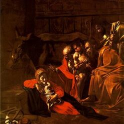 Custom Oil Painting of Caravaggio's 'Adoration of the Shepherds' – Da Fen Oil Painting Village Studio
