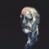 Francis Bacon After the Life Mask of William Blake – 1955 Expressionist Portrait, Custom Oil Painting from Dafen Village Studio