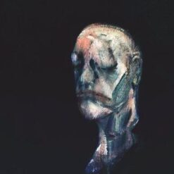 Francis Bacon After the Life Mask of William Blake – 1955 Expressionist Portrait, Custom Oil Painting from Dafen Village Studio