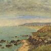 Atlantic Coast near Benerville by Eugene Boudin – 1897 Impressionist Landscape Oil Painting, Custom Art from Dafen Oil Painting Village Studio