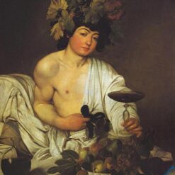Baroque Mythological Oil Painting of 'Bacchus' by Caravaggio – Custom Art from Da Fen Oil Painting Village Studio