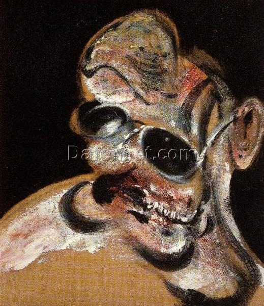 Portrait of Man with Glasses III by Francis Bacon (1963) – Custom Oil Painting Reproduction from Dafen Oil Painting Village Studio