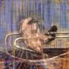 Francis Bacon Crouching Nude – 1952 Expressionist Figurative Oil Painting, Custom Art 196x135 cm from Dafen Village Studio