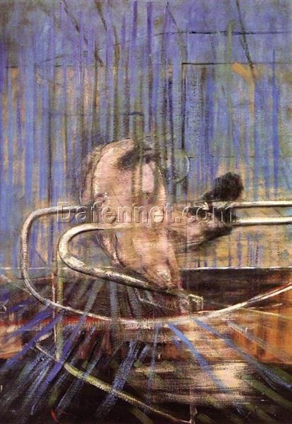 Francis Bacon Crouching Nude – 1952 Expressionist Figurative Oil Painting, Custom Art 196×135 cm from Dafen Village Studio