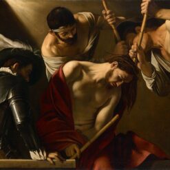 Baroque Religious Oil Painting of 'Crowning with Thorns' by Caravaggio – Custom Art from Da Fen Oil Painting Village Studio