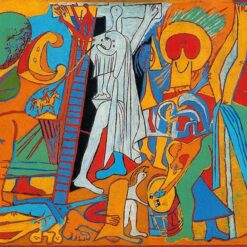 Crucifixion by Pablo Picasso – 1930 Surrealist Religious Oil Painting, Custom Art from Dafen Village Studio