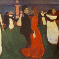 Dance of Life by Edvard Munch – Expressionist Oil Painting on Canvas | Inspired by the Emotions of Love and Loss | Da Fen Village Oil Painting Studio