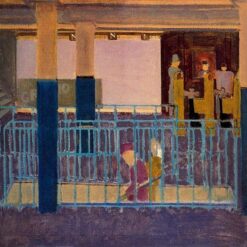 Expressionist Oil Painting Inspired by Mark Rothko - Entrance to Subway, 1938 - Da Fen Village Studio Custom Art for Home & Hotel Décor