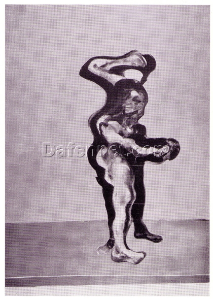 Figure by Francis Bacon (1961) – Custom Oil Painting Reproduction from Dafen Oil Painting Village Studio