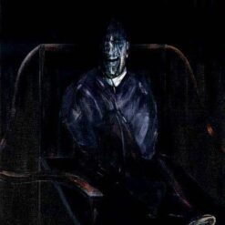 Francis Bacon Figure Seated (the Cardinal) – 1955 Expressionist Portrait, Custom Oil on Canvas, 152x116 cm from Dafen Village Studio