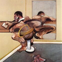 Custom Oil Painting - Francis Bacon 1976 Figure Writing Reflected in a Mirror from Dafen Oil Painting Studio