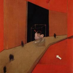 Custom Oil Painting - Francis Bacon 1983 Figures in a Street from Dafen Oil Painting Studio