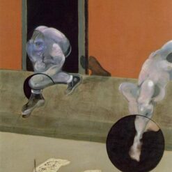 Custom Oil Painting - Francis Bacon 1973 Figures in Movement from Dafen Oil Painting Studio