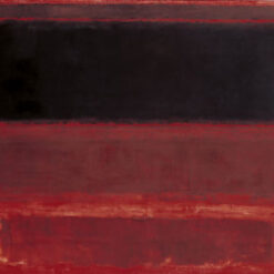Color Field Painting Inspired by Mark Rothko - Four Darks in Red, 1958 - Da Fen Village Studio Abstract Oil Art for Modern Home & Office Décor