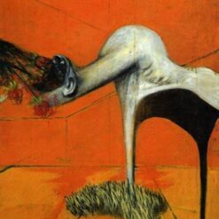 Francis Bacon Fury – 1944 Expressionist Figurative and Mythological Oil Painting, Custom Artwork 94x74 cm from Dafen Village Studio