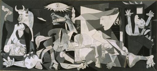 Guernica by Pablo Picasso – 1937 Cubism & Surrealism Allegorical Oil Painting, Custom Art from Dafen Village Studio