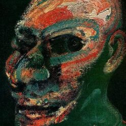 Head of a Man - Study of a Drawing by Van Gogh by Francis Bacon (1959) – Custom Oil Painting Reproduction from Dafen Oil Painting Village Studio
