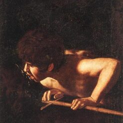 Caravaggio's 'John the Baptist' – Custom Baroque Religious Oil Painting from Da Fen Oil Painting Village Studio